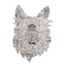 Фигурный пазл из дерева The Goddes Bastet (A3)