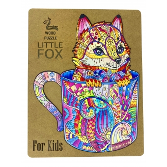 Деревянный пазл для детей The Little Fox