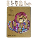 Деревянный пазл для детей The Little Hedgehog Деревянный пазл для детей The Little Hedgehog